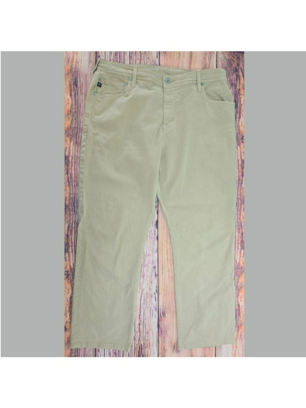 AG Adriano Goldschmeid Mens Everett Khaki Pants 36x28